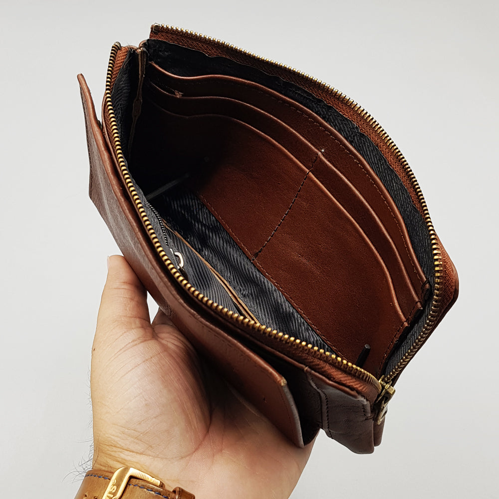 PHONE WALLET - BROWN